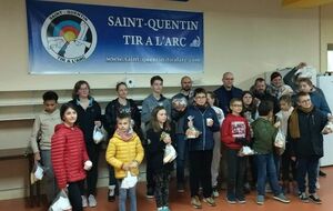 après la remise des lots de Maroilles gagnés par les jeunes