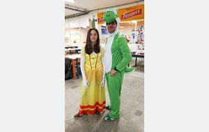 La princesse du donjon et le dragonnet.