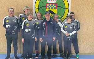 Ils ont bravé le froid et la glace. Courageux les archers SQTA