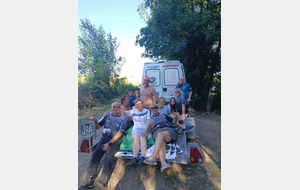 fatigués, nazes, mais fiers de la tâche accomplie