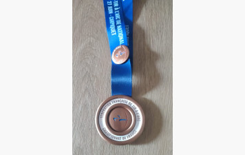 Christophe sur le podium aux Championnats de France